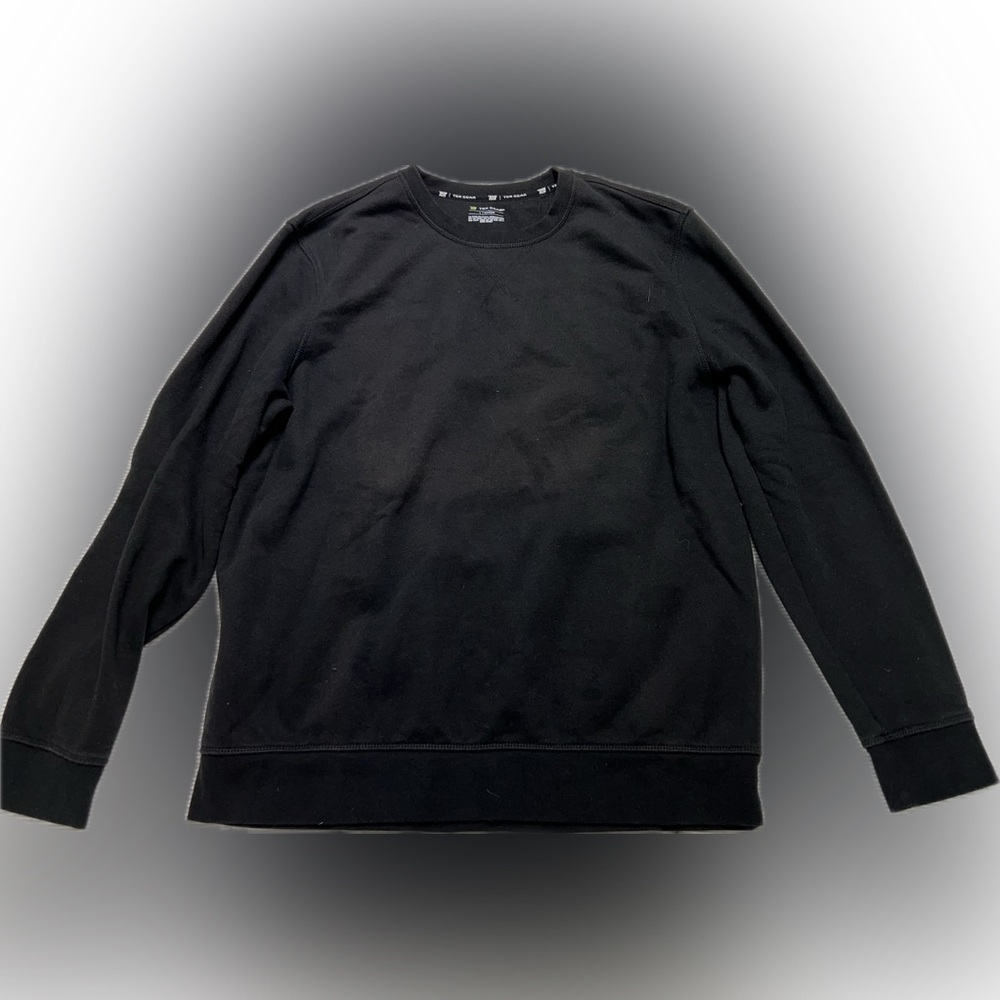 Tek Gear Men's Black Crewneck Sweater